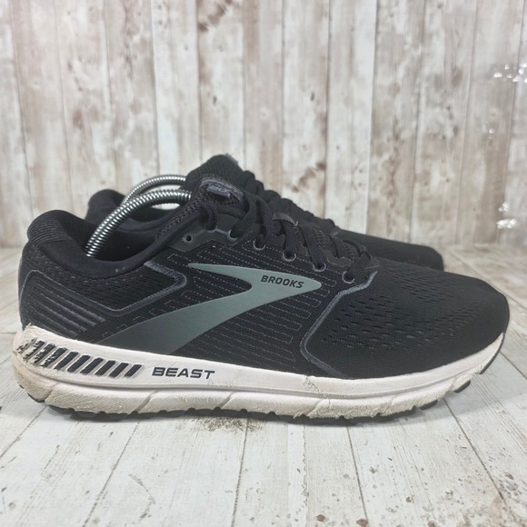 Brooks Other - Brooks Beast 20 Mens Running Shoes Black Ebony Grey 1103271D051 Size 10.5 D